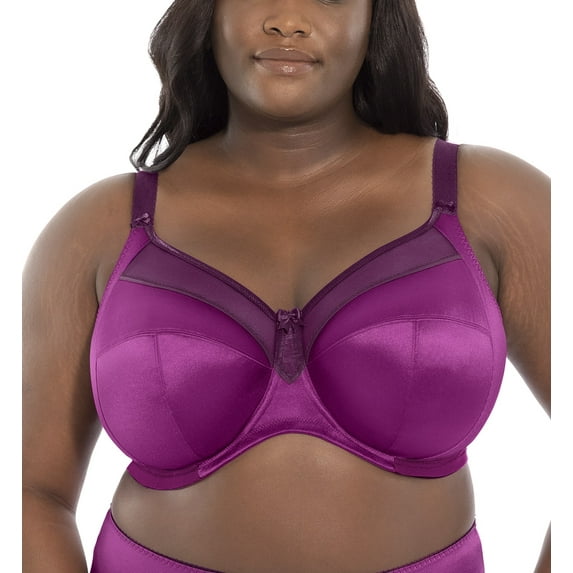 Goddess Keira Support Underwire Bra (6090),46I,Magenta Mix