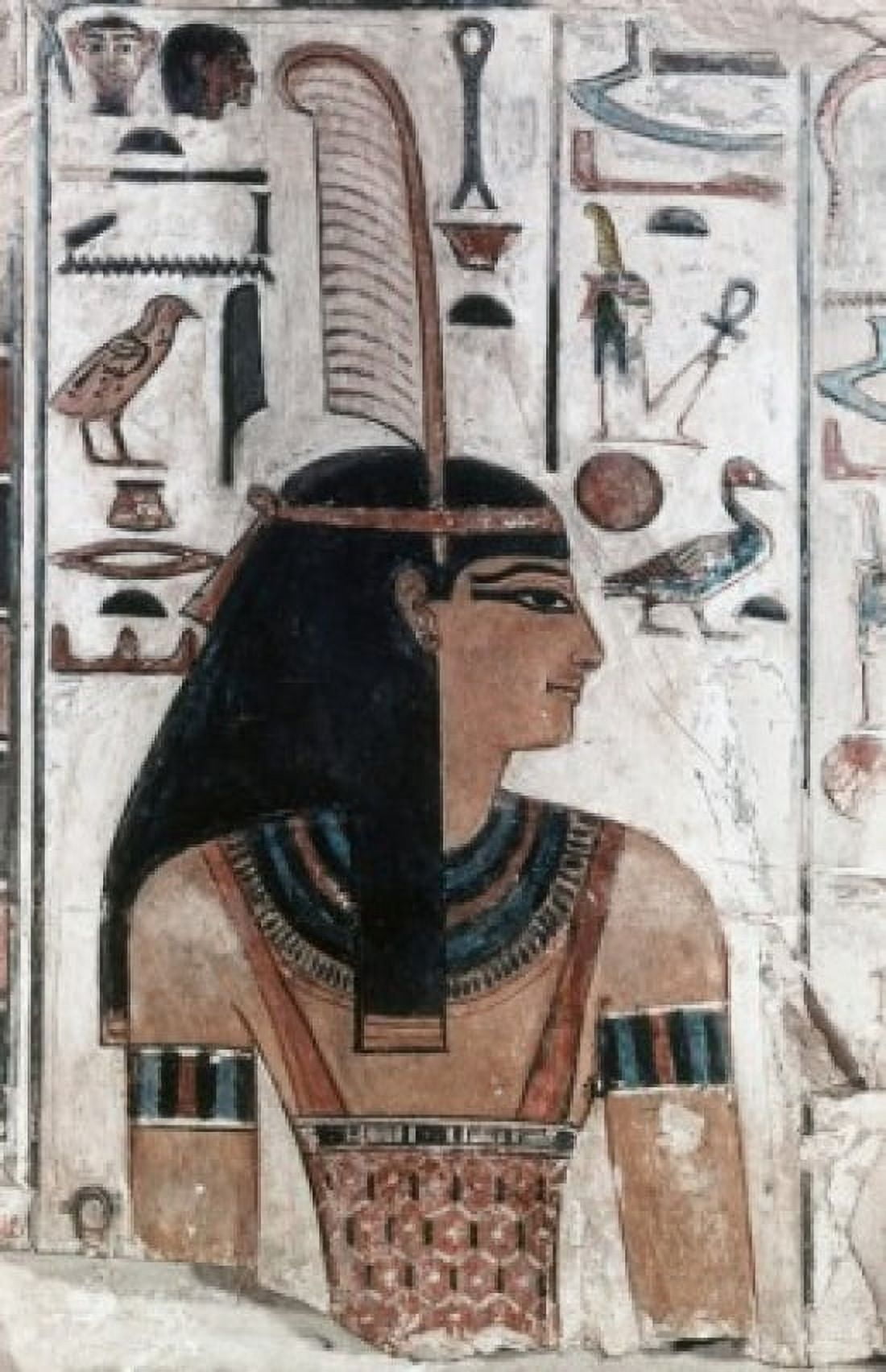 Goddess Maat Egyptian Art Canvas Art - (24 x 36)