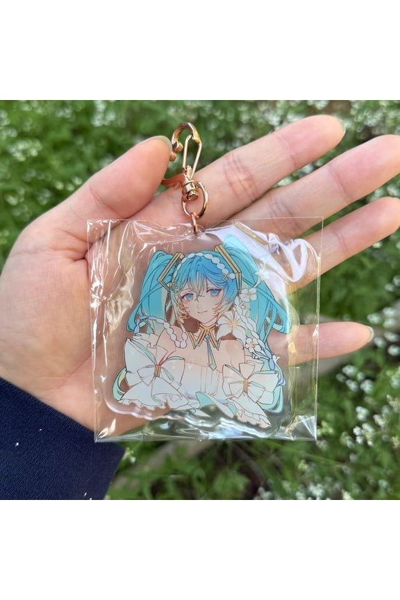 Goddess Miku Fan-Merch Acrylic Keychain, Vocaloid Bag Charm