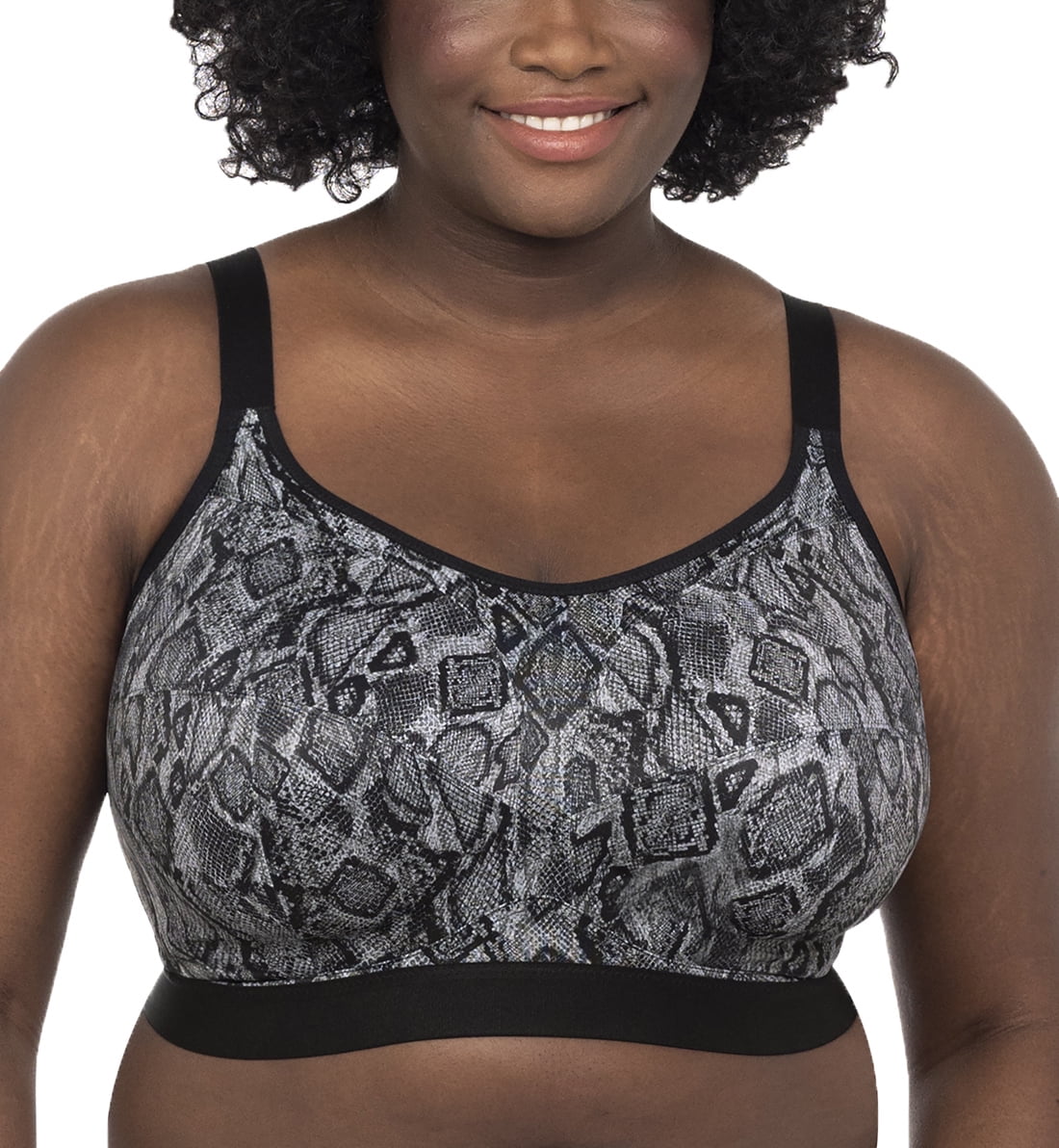 Goddess Non Wire Side Support Sports Bra (6912),34I,Teal 