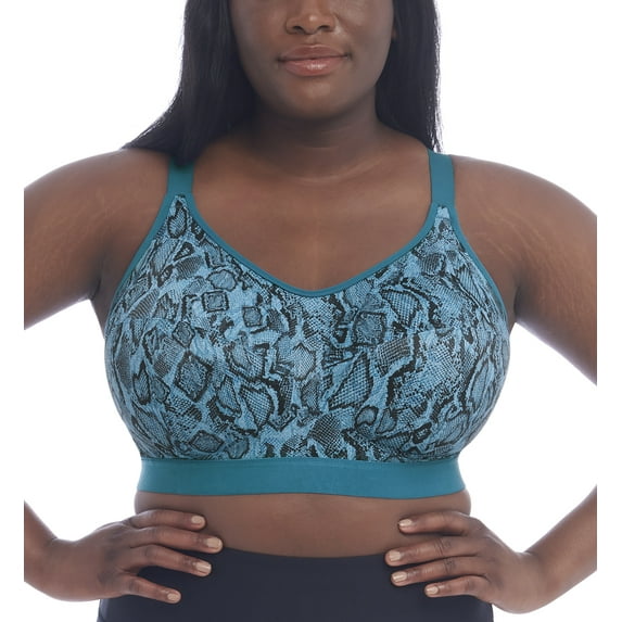 Goddess Non Wire Side Support Sports Bra (6912),40G,Teal