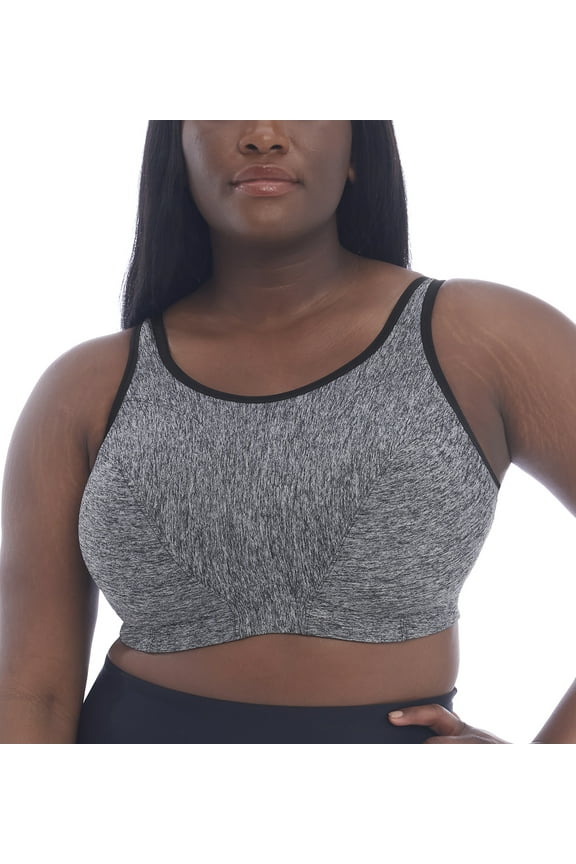 Non Wire Sports Bra (6913),34G,Pewter Heather