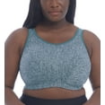 thumbnail image 1 of Goddess Non Wire Sports Bra (6913),46H,Teal Heather, 1 of 5