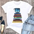 thumbnail image 1 of Goddess Of The Sea Print Tshirt Women Oshun With Sunflowers Classic T Shirt Femme Aesthetic Clothes Summer T-Shirt Female, 1 of 7