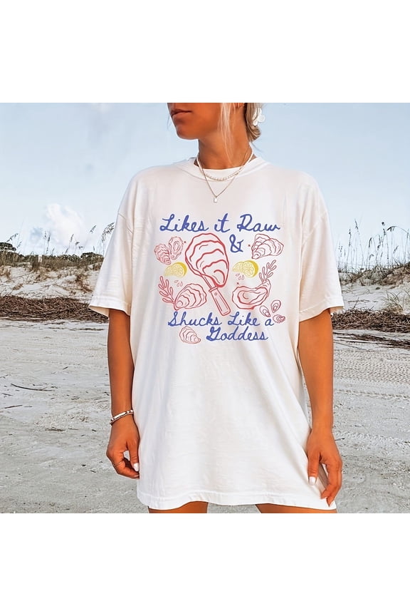 Goddess Oter Likes It Raw S1HucK1ike A Goddess EmpowerSeafood S1Hirt Funny Greek MythologyUni 06