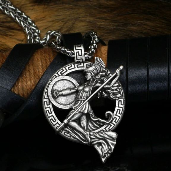 Goddess Roman Mythology Necklace Warrior Pendant
