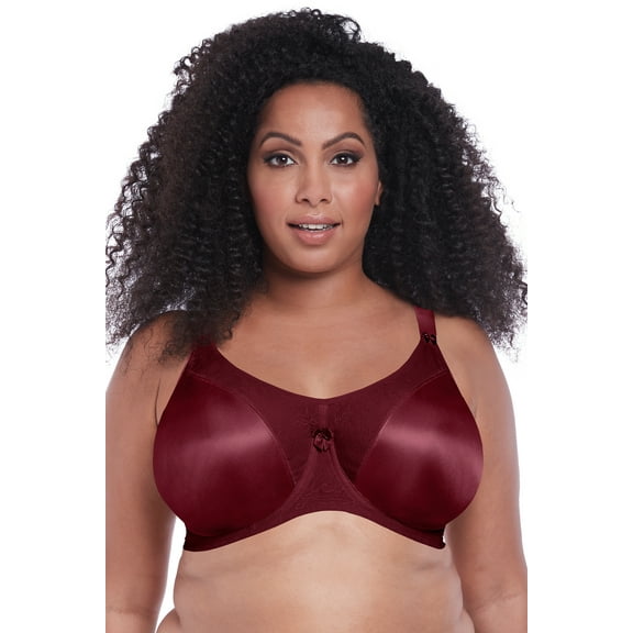 Goddess Seamless Banded Full Coverage Underwired Bra, Cabernet, 38C