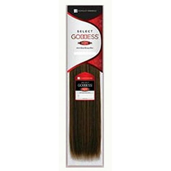 Goddess Select Remi Hair Extensions 100% Human Hair Yaky (14", #1 - JET BLACK)