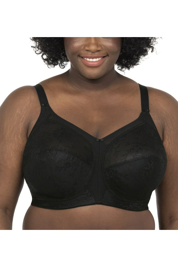 Verity Full Cup Non Wire Bra (700218),42I,Black