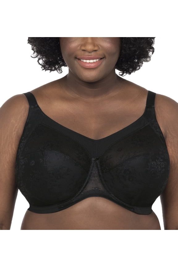 Verity Full Cup Underwire Bra (700204),44M,Black