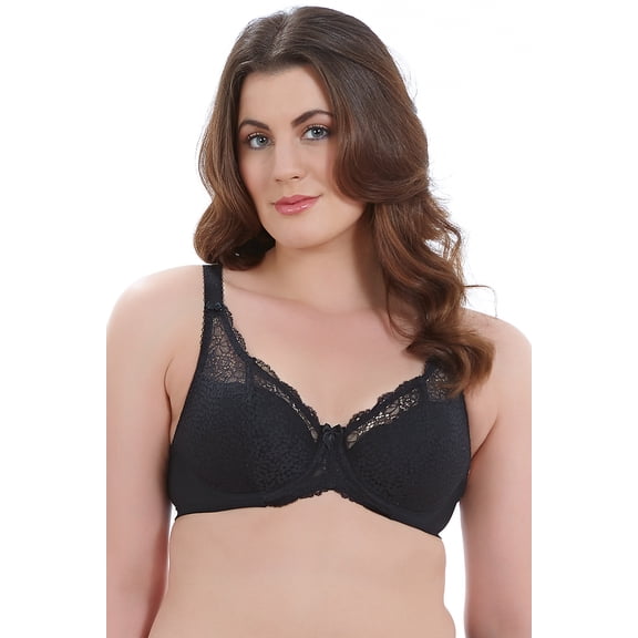 Goddess Women's Michelle Underwire Banded Bra, Black, 40C