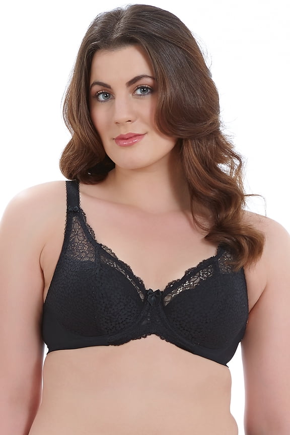 Women's  Michelle Underwire Banded Bra, Black, 42B