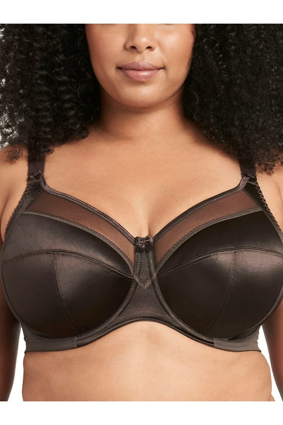 Womens Keira Satin Side Support Bra Style-6090