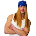 thumbnail image 1 of Rocker Wig with Bandanna Adult Costume Accessory, 1 of 1