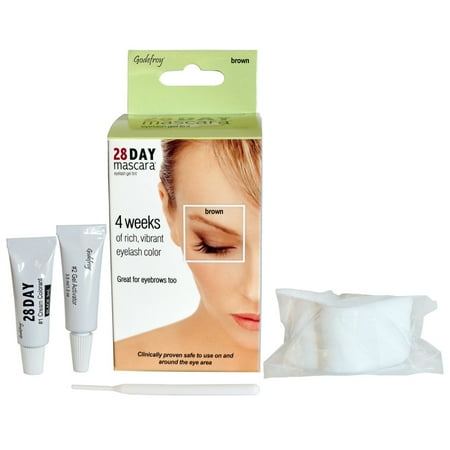 Godefroy 28 Day Mascara, Brown - 25 application kit
