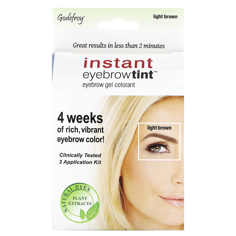 Godefroy Instant Eyebrow Tint Light Brown 1 Kit