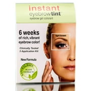 Godefroy Instant Eyebrow Tint, Light Brown, 3 Application Kit