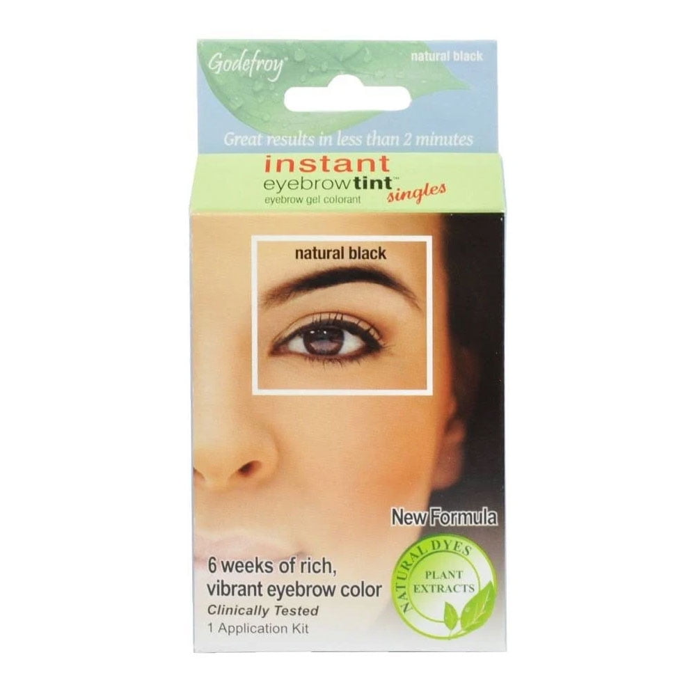 Godefroy Instant Eyebrow Tint Natural Black Single Application