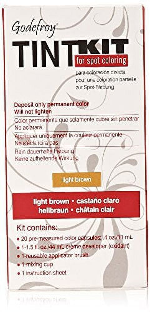 Godefroy Professional Tint Kit, Light Brown, 20 Count