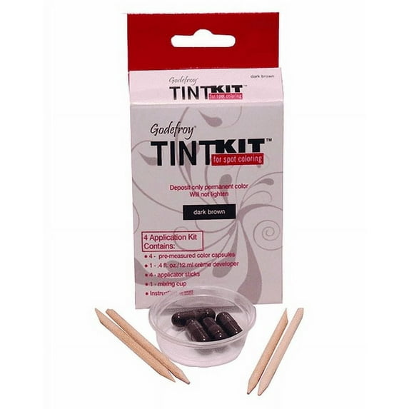 Godefroy Tint Kit 4 Applications DARK BROWN