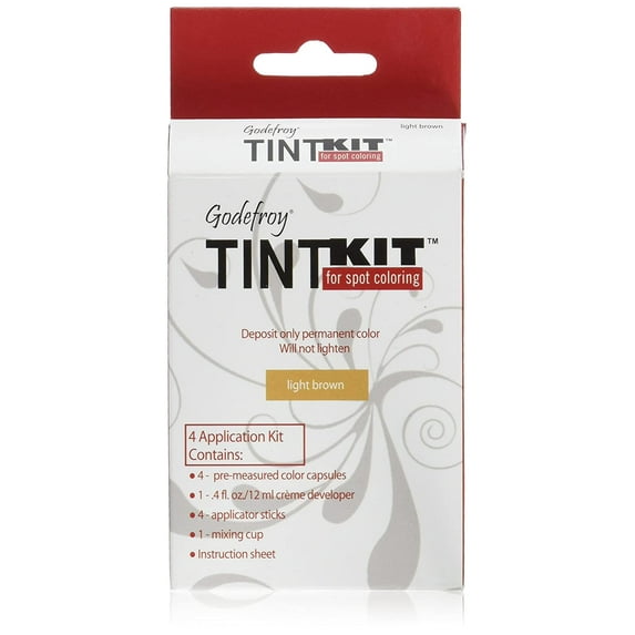 Godefroy Tint Kit 4 Applications LIGHT BROWN