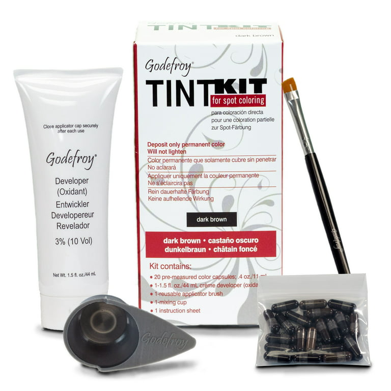 Godefroy Tint Kit 20 Applications Dark Brown