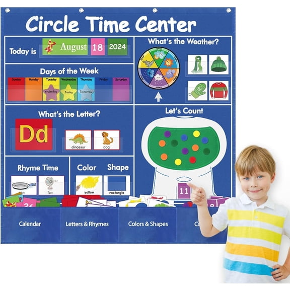 Godery Preschool Early Development Pocket Charts
