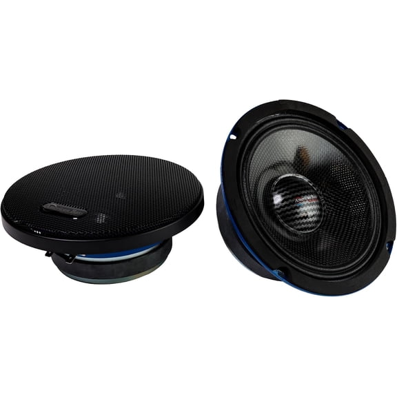 Godfather 6.5CC Midrange Speakers, 400W Max, 4 Ohm, Pair | Mid Bass Performance, Stereo Woofer Design, Car Audio Upgrade