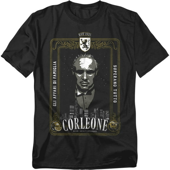 Godfather T-Shirt Corleone Classic Poster Unisex Graphic Tee for Men & Women