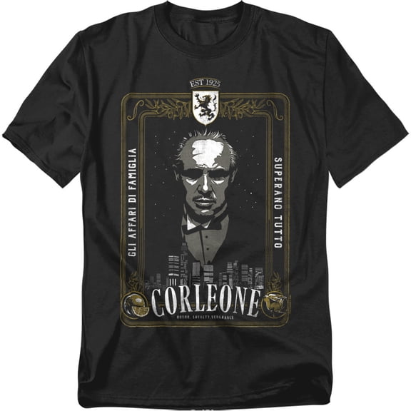 Godfather T-Shirt Corleone Classic Poster Unisex Graphic Tee for Men & Women