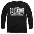 thumbnail image 1 of Godfather Don Corleone Text Unisex Adult Long-Sleeve T Shirt, Black, 3X-Large, 1 of 4