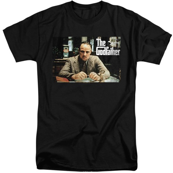 Godfather Don Pic Unisex Adult Tall T Shirt (2X-Large) Black