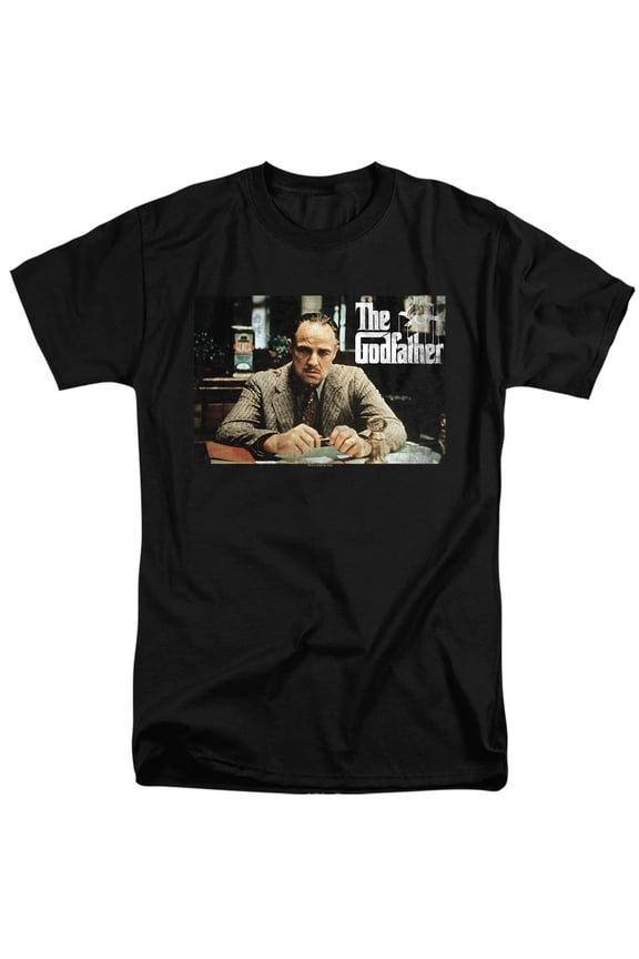 Godfather Don Pic Unisex Adult Tall T Shirt (X-Large) Black
