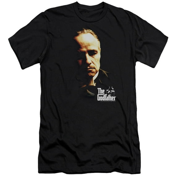 Godfather Don Vito Premium Adult Slim Fit 30/1 T-Shirt Black