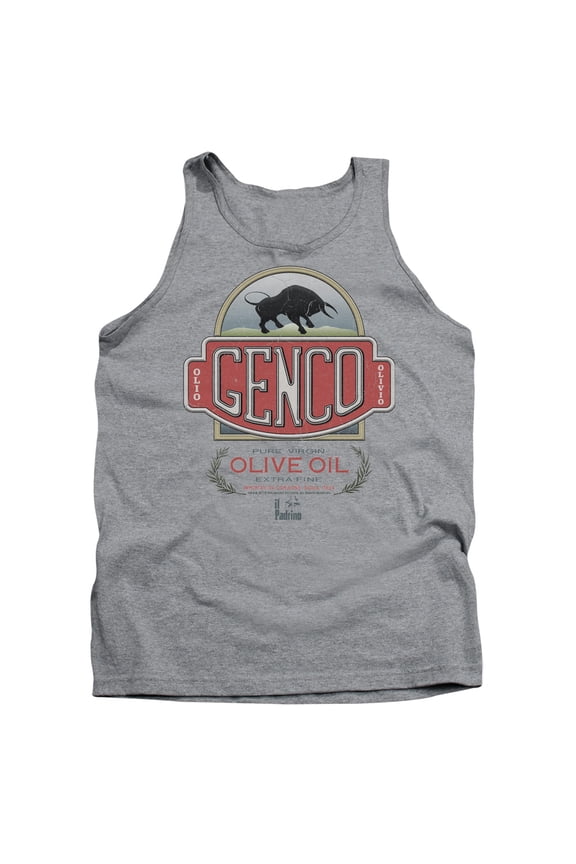 Godfather Genco Olive Oil Adult Tank Top Athletic Heather