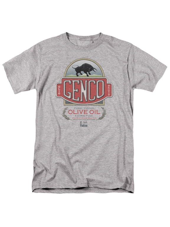 Godfather - Genco Olive Oil - Adult Unisex Short Sleeve T-Shirt - Gray
