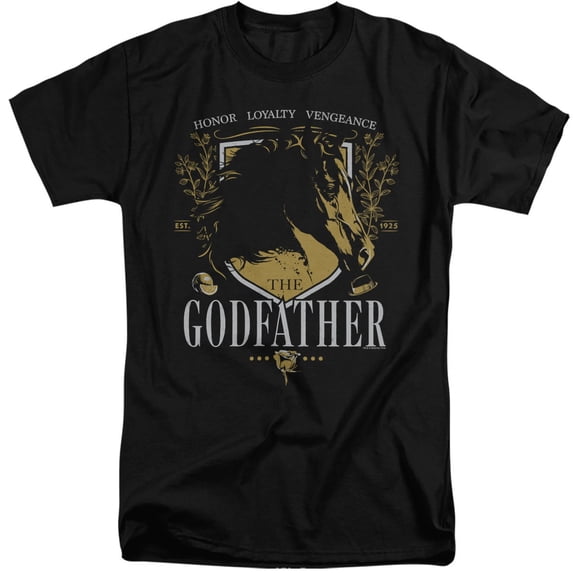 Godfather Godfather Crest Unisex Adult Tall T Shirt (2X-Large) Black