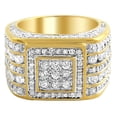 thumbnail image 1 of Godfather Gold Custom CZ Bling Bling Ring (9), 1 of 1