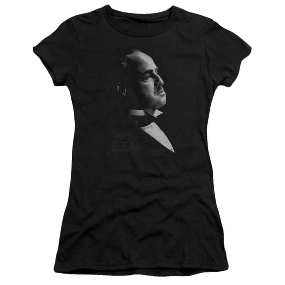 Godfather Graphic Vito Junior Women's T-Shirt Sheer Black