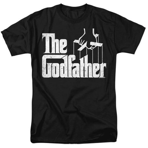 Godfather Logo Unisex Adult T Shirt, Black, 4X-Large