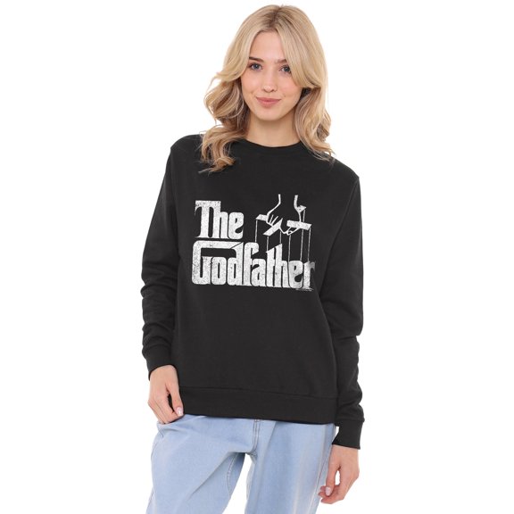 Godfather Logo Women's Crew Sweatshirt, Black, Small