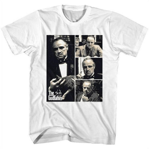 Godfather Multi Hit White Adult T-Shirt