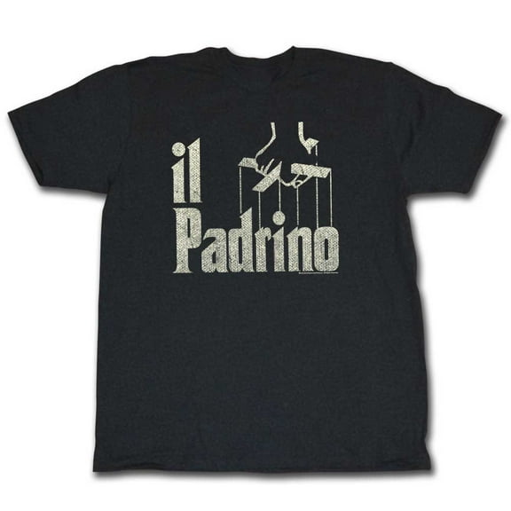 Godfather Padrino Black Heather Adult T-Shirt