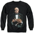 thumbnail image 1 of Godfather Painted Poster Unisex Adult Crewneck Sweatshirt (Large) Black, 1 of 1