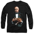 thumbnail image 1 of Godfather Painted Poster Unisex Adult Long-Sleeve T Shirt (X-Large) Black, 1 of 2