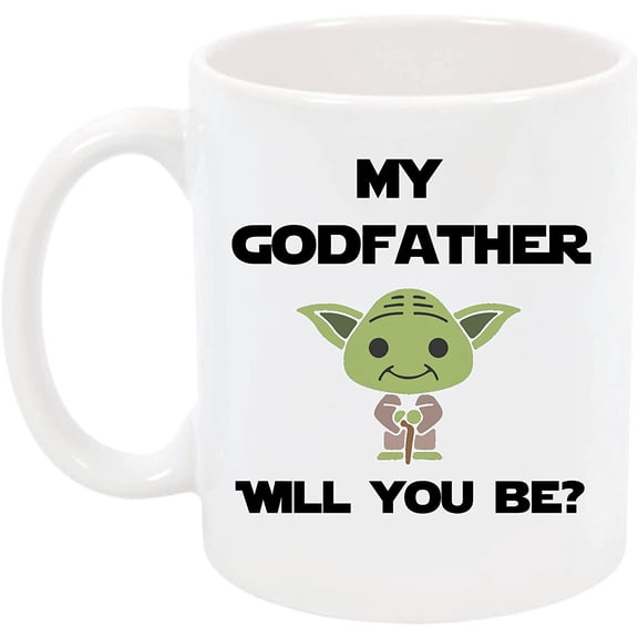 Godfather Proposal Mug, Will You Be My Godfather Mug, Funny Coffee Mug From Godchild