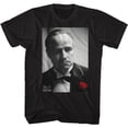 thumbnail image 1 of The Godfather Red Rose Don Black Adult T-Shirt Xlt, 1 of 2