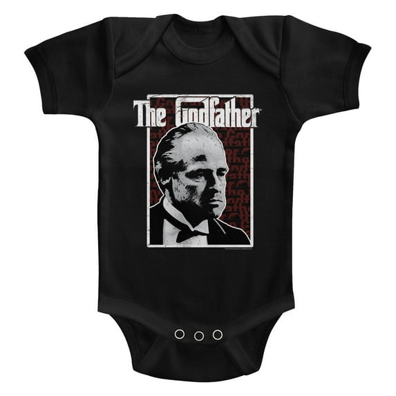 Godfather Seeing Red Black Baby Romper T-Shirt