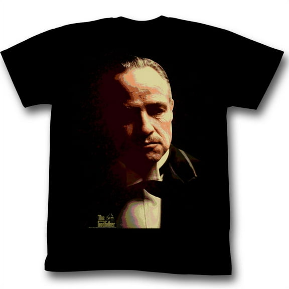 Godfather Splatter Black Adult T-Shirt