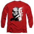 thumbnail image 1 of Godfather Spray Unisex Adult Long-Sleeve T Shirt, Red, 2X-Large, 1 of 4